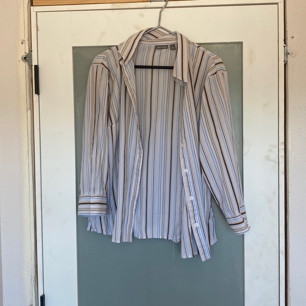 striped blouse